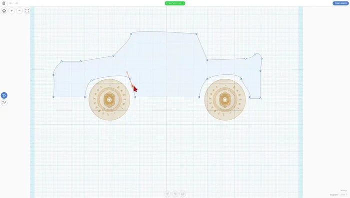 Hinzufügen weiterer Linien mithilfe der Plus-Funktion. Beachten Sie den Wechsel zwischen Hinzufügen- und Bearbeitungsmodus.