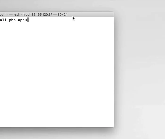 Öffnen Sie die `config.php` von Nextcloud und fügen Sie `'opcache.enable'=true;` in der gleichen Zeile innerhalb der Klammern hinzu.