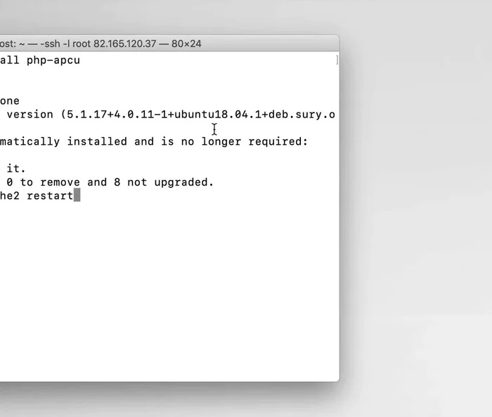 Öffnen Sie die `config.php` von Nextcloud und fügen Sie `'opcache.enable'=true;` in der gleichen Zeile innerhalb der Klammern hinzu.