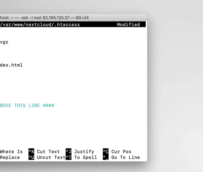 Speichern Sie die `.htaccess` Datei und starten Sie den Webserver neu.