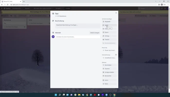 Mitglieder zuordnen und einladen: Weise Karten einzelnen Teammitgliedern zu und lade weitere Mitglieder zu deinem Board ein.