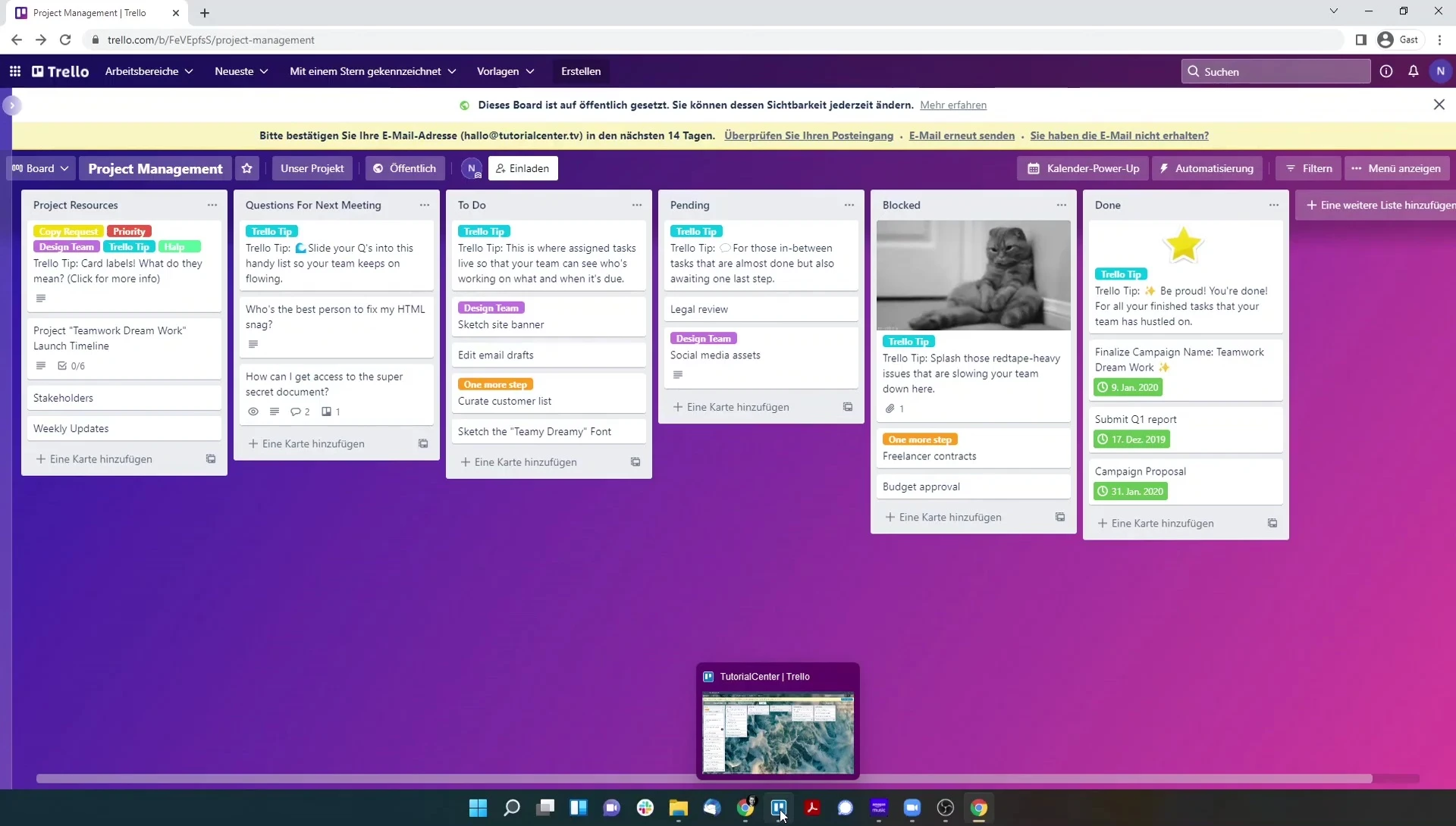 Trello Projektmanagement: Der ultimative Guide für effizientes Teamwork