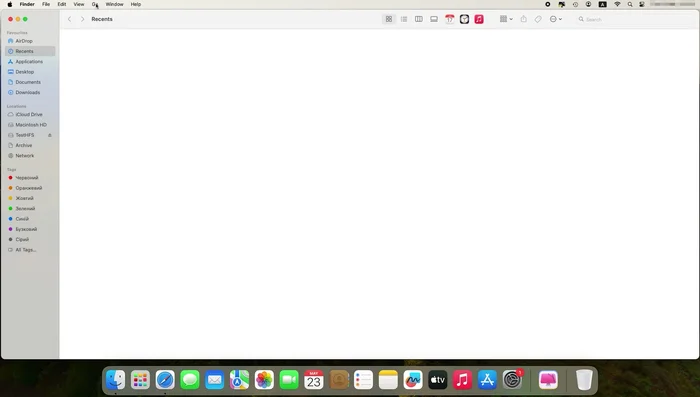 Alternativ: Kopiere Fotos/Videos manuell in einen Ordner auf dem externen Laufwerk und lösche sie danach vom Mac.