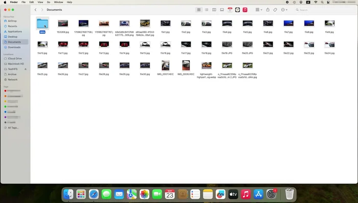 Wähle "Komprimieren".