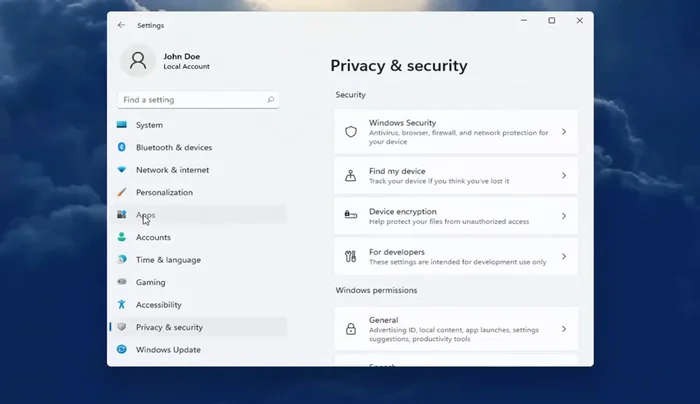 Falls eine Berechtigung ausgegraut ist, kehren Sie zu "Datenschutz und Sicherheit" zurück und überprüfen Sie die Einstellungen dort.