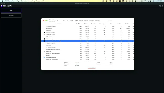 Wähle "Sofort Beenden".