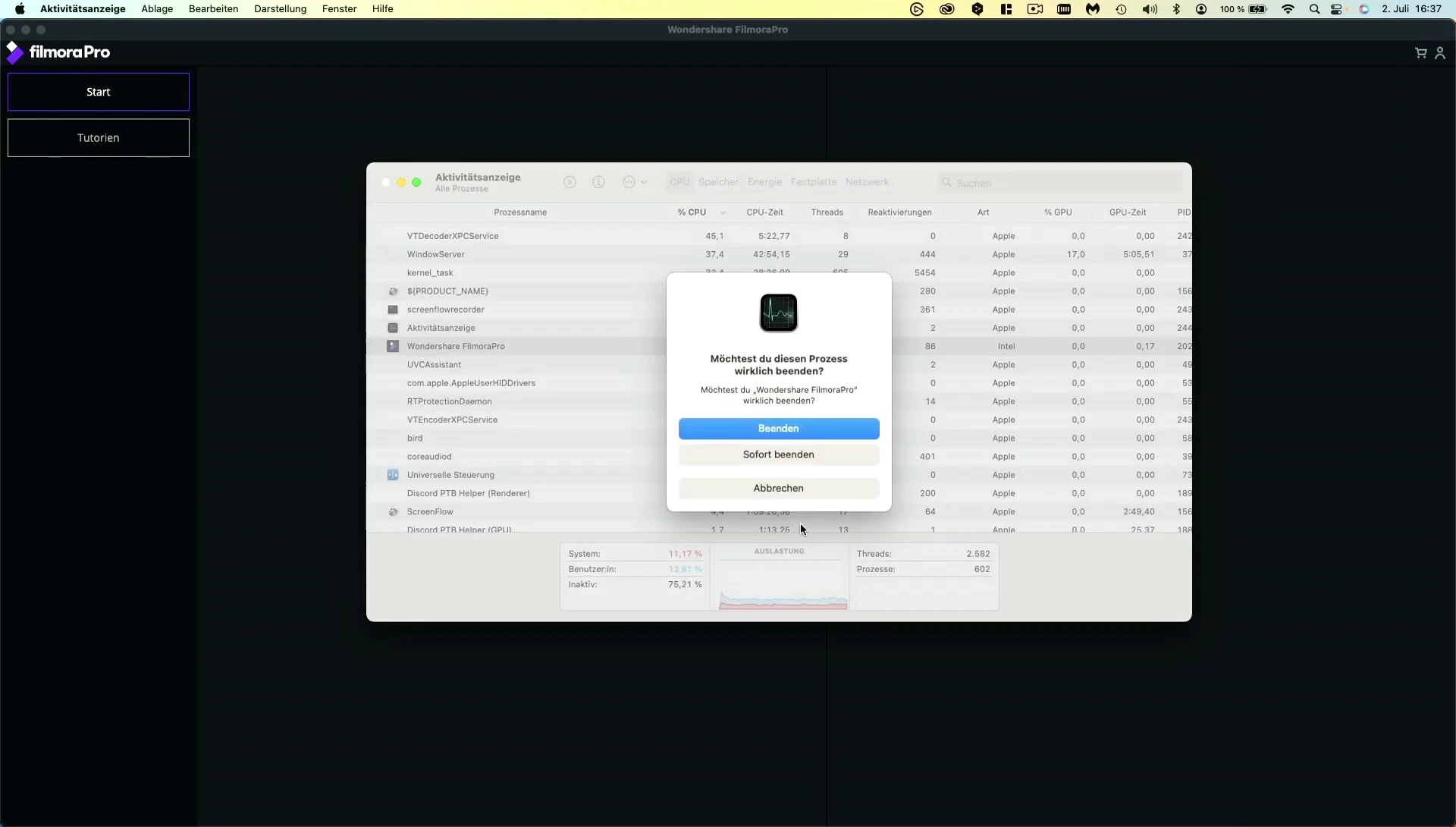 Mac hängt sich auf? 3 effektive Wege, um nicht reagierende Apps zu beenden!