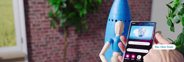 Smartphone wieder neu einschalten.