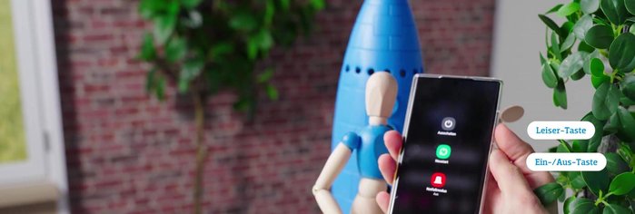 Smartphone wieder neu einschalten.