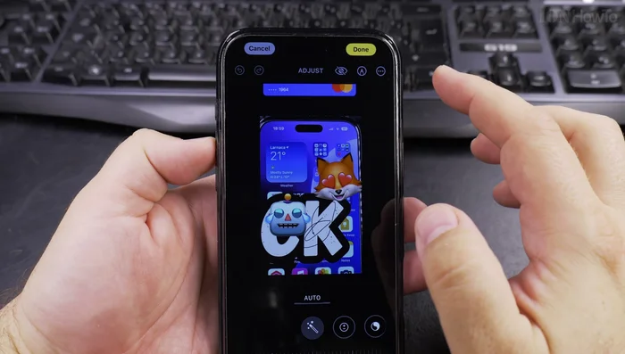 Tippen Sie oben auf „Fertig“, um die Änderungen zu speichern.