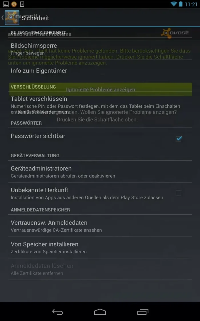 Sparverhalten konfigurieren (Telefon sperren, Telefoneinstellungen sperren, GPS löschen aktivieren).