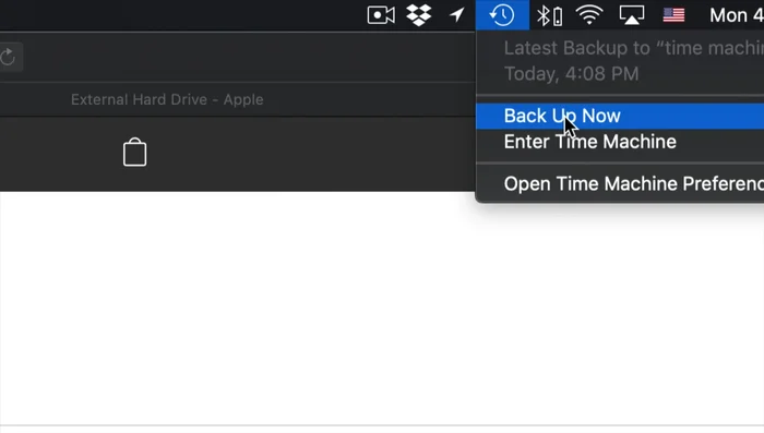 Backup abschließen: Warten Sie, bis das vollständige Backup Ihres alten Macs abgeschlossen ist. Dies kann je nach Datenmenge und Geschwindigkeit der Festplatte einige Zeit dauern.