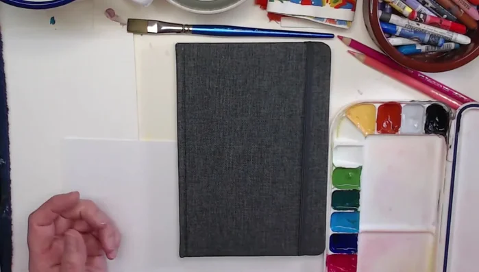 Materialien sammeln: Postkarten, Bilder, Fotos aus Zeitschriften oder dem Internet mit gewünschten Farben ausschneiden.