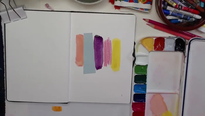 Dokumentation (optional): Farbnamen oder Mischungsverhältnisse notieren.