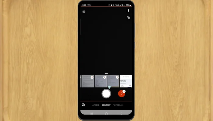 Seiten scannen, bis das Dokument vollständig erfasst ist.