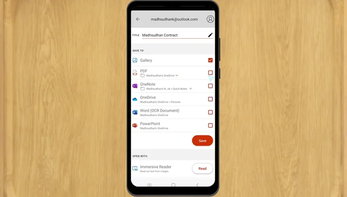 Auf 'Speichern' tippen.