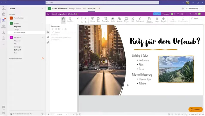 Klicken Sie auf "Speichern", um das Dokument in Foxit PDF Editor hochzuladen.