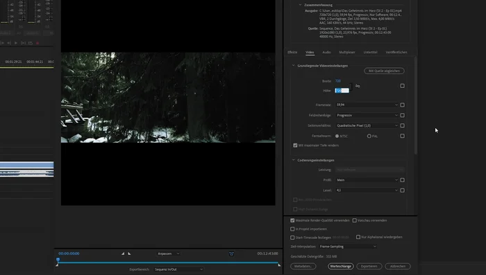 Audio Codec: AAC, Sample Rate: 44100 Hz, Stereo.