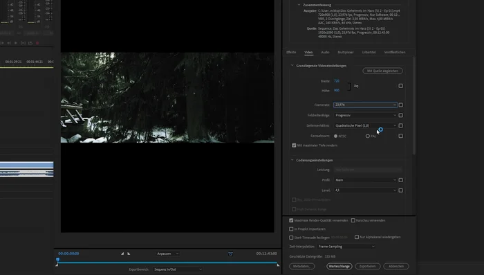 Audio Codec: AAC, Sample Rate: 44100 Hz, Stereo.