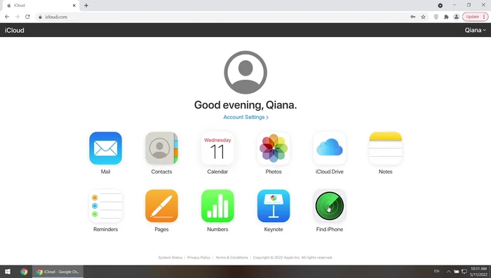 Wählen Sie Ihren iPod Touch aus der Liste aller Geräte aus.