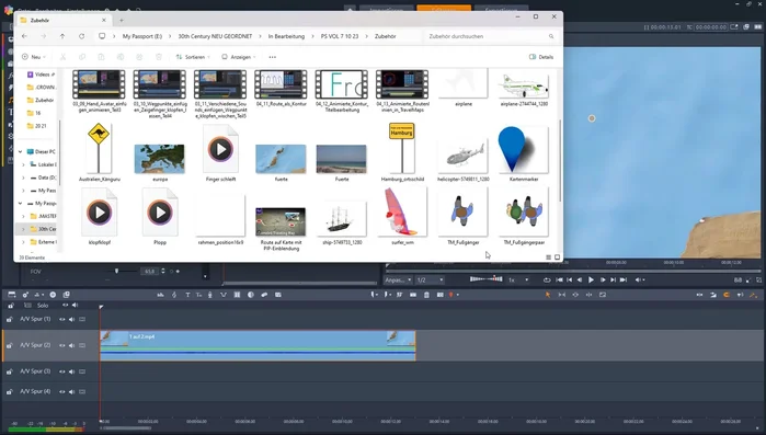 Positionierung und Größenanpassung des Bildes im Rahmen