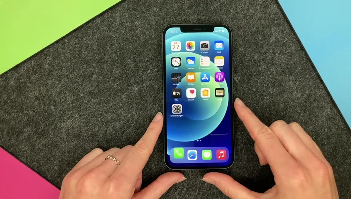 Wählen Sie nicht die Telefon-App, sondern gehen Sie zu den allgemeinen iPhone-Einstellungen.