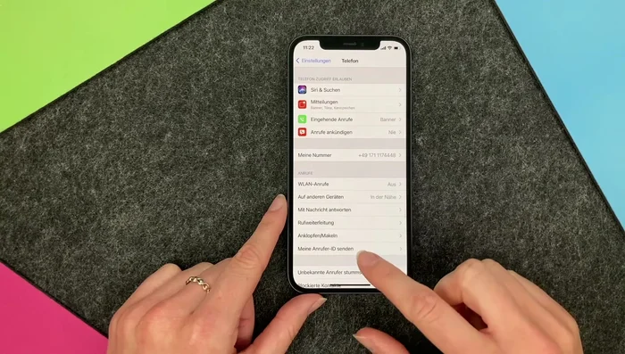 Wählen Sie den Punkt "Meine Anrufer-ID" aus.