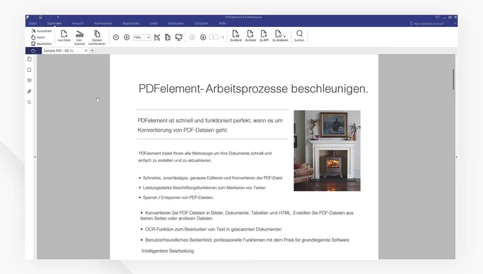 Auf "Start" klicken.