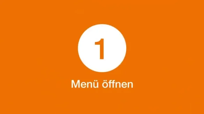 Menü öffnen