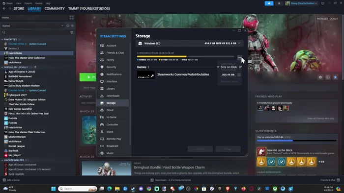 Bibliothek reparieren