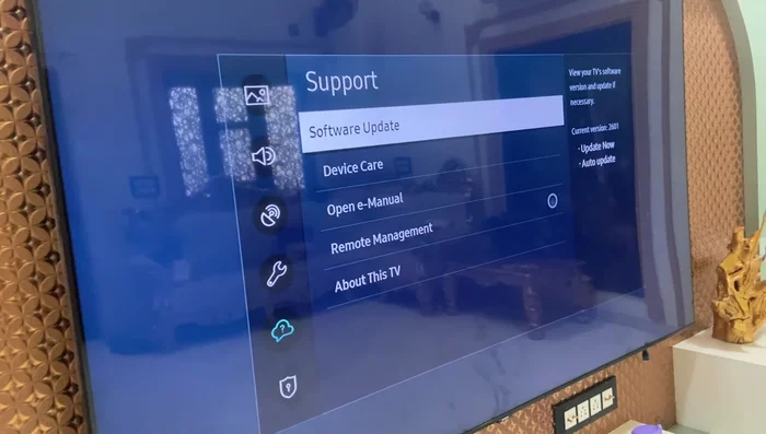 "Gerätepflege" auswählen