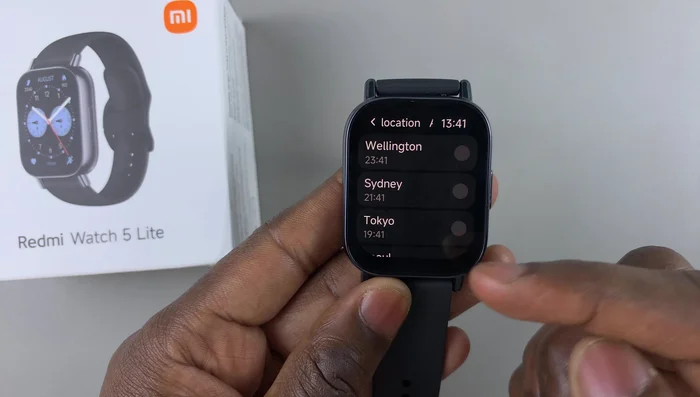 In der Liste den gewünschten Ort suchen und hinzufügen.