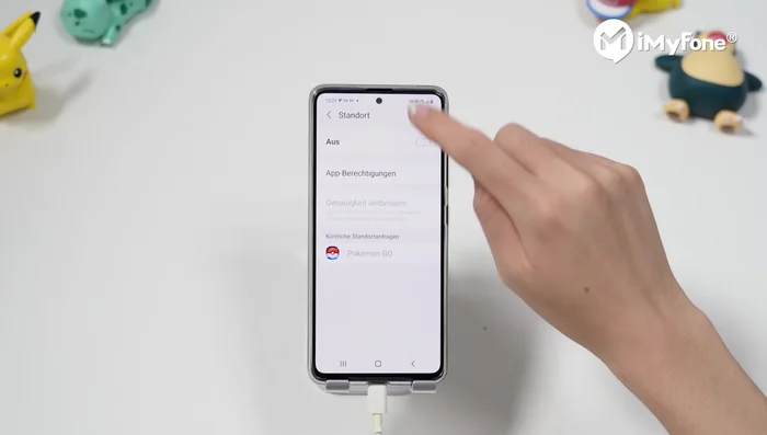 Überprüfen, ob Standortdienste aktiviert sind. Falls nicht, aktivieren.
