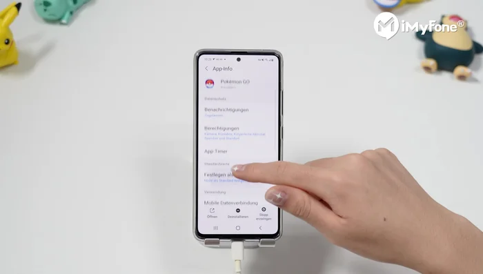 "Daten löschen" tippen.