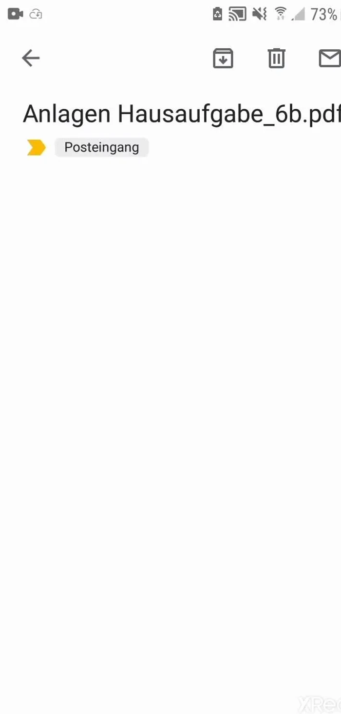 Download des PDFs durch Anklicken des Download-Symbols.