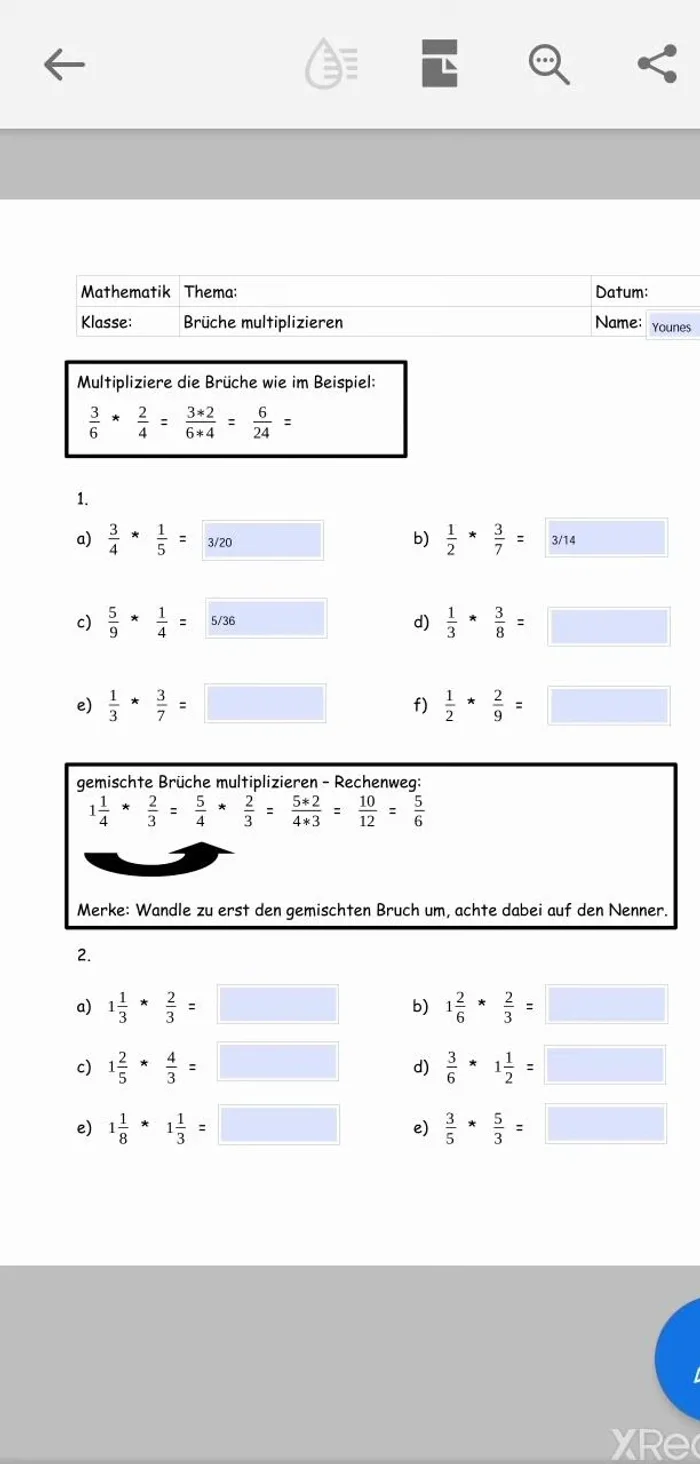 Gmail (oder WhatsApp) auswählen und die Lehrer-E-Mail-Adresse eingeben.