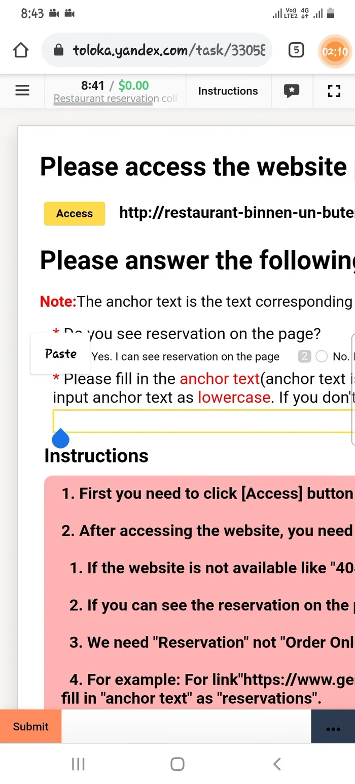 Kopierten Text in Kleinbuchstaben umwandeln und senden.