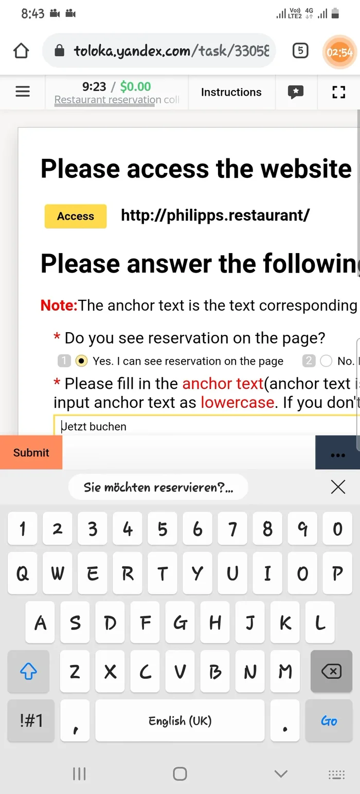 Unerwünschten Text entfernen, 'js' verkleinern und senden.