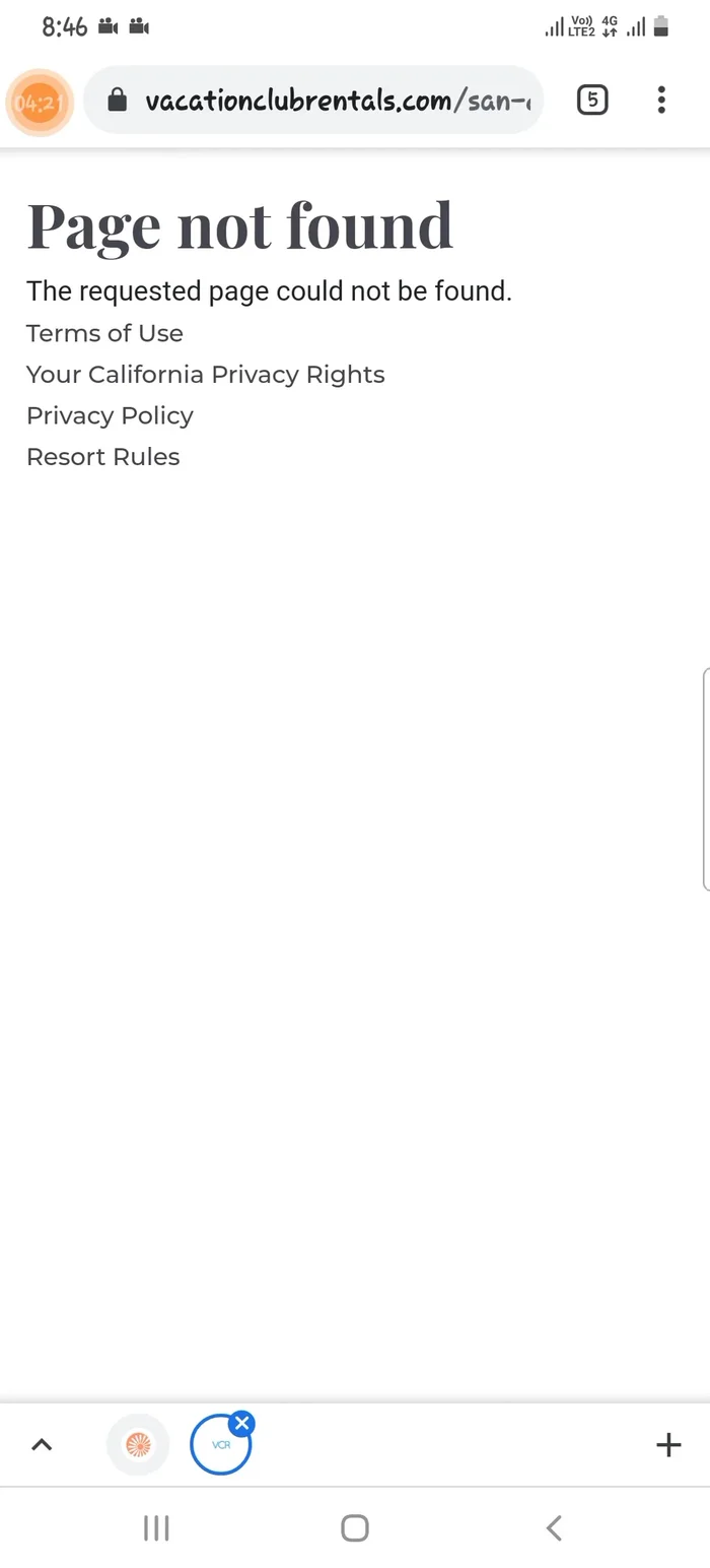 Bei Fehlermeldung ('Seite nicht gefunden'): Option 'Webseite nicht verfügbar' wählen und senden.