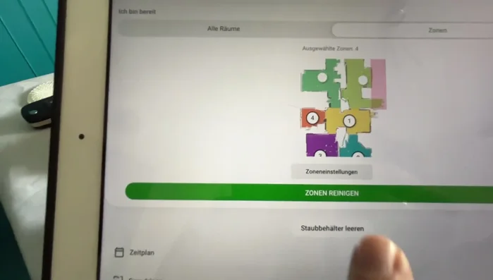 Schnellerer Grundriss-Scan beim VR7 im Vergleich zum VR300.