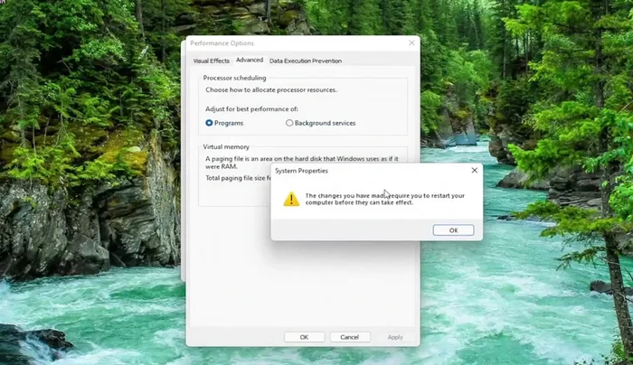 Wählen Sie "Festlegen" und dann "OK".