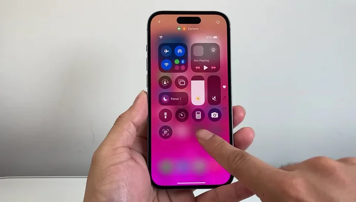 Öffnen Sie das Kontrollzentrum, um den Scanner zu verwenden.