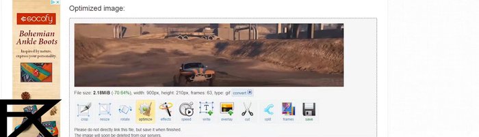 Optional: Optimiere die Komprimierung (höhere Werte reduzieren die Dateigröße, aber können die Qualität beeinträchtigen).