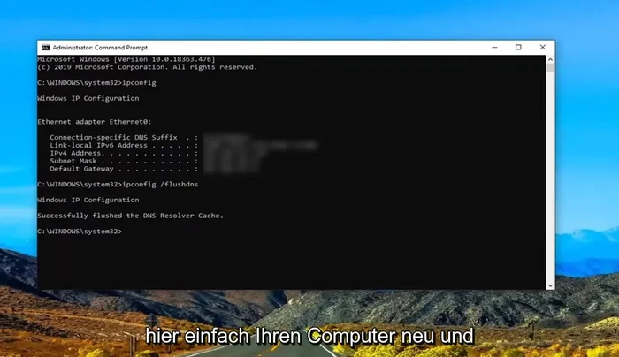 Starten Sie Ihren Computer neu.