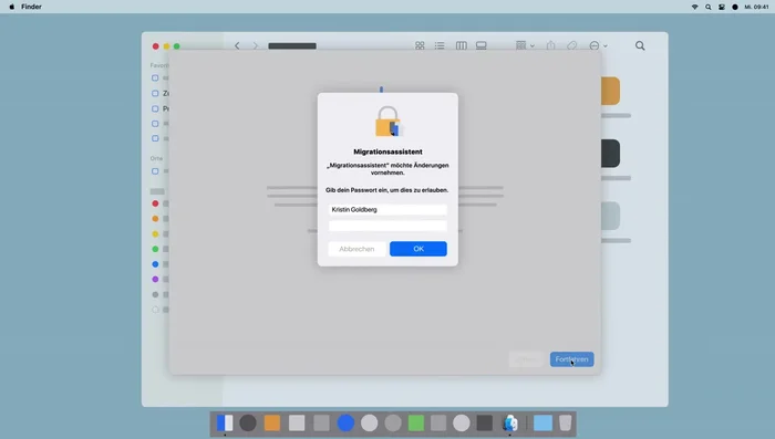 Administrator-Passwort eingeben (130.17)