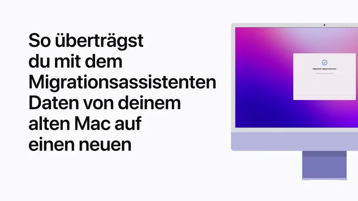 Vorbereitung: Administrator-Passwort bereithalten, beide Macs in der Nähe und an Strom angeschlossen, WLAN aktiviert (0.4)