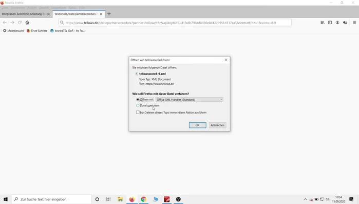 Laden Sie die Telos Scorelisten herunter.