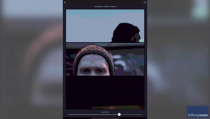 Auf das Häkchen oben rechts tippen, um die Änderungen zu speichern.