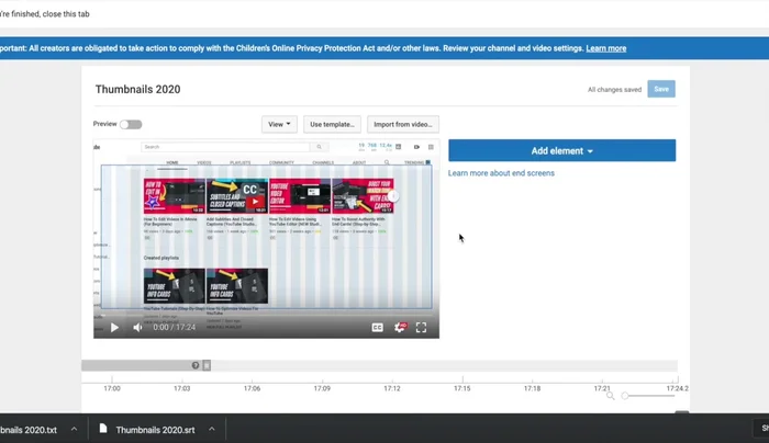 Titel und Beschreibung optimieren und Schlüsselwörter einfügen (aus der Transkriptions-Textdatei).