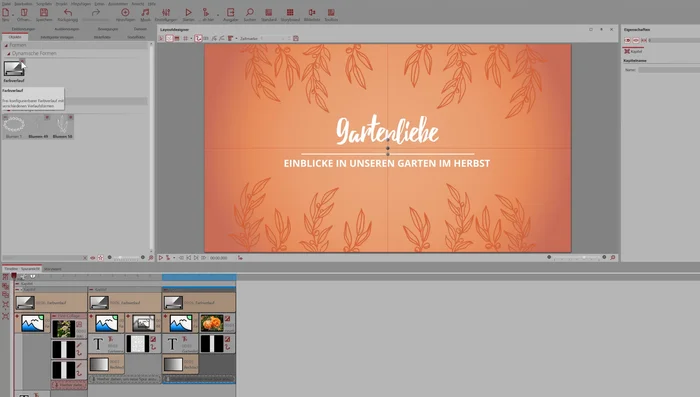 Sättigung und Helligkeit justieren: